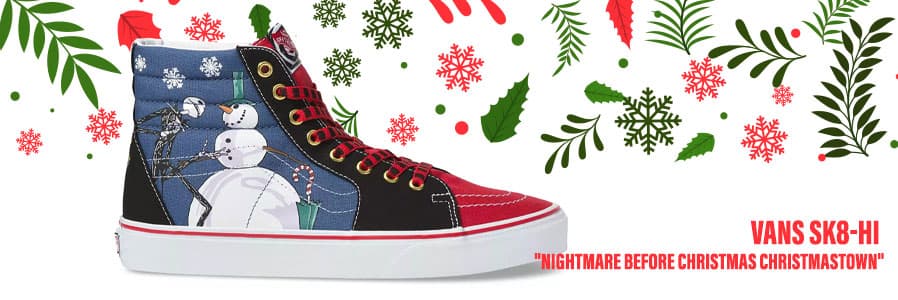 Коледни кецове Vans Sk8-Hi "Nightmare Before Christmas Christmastown"