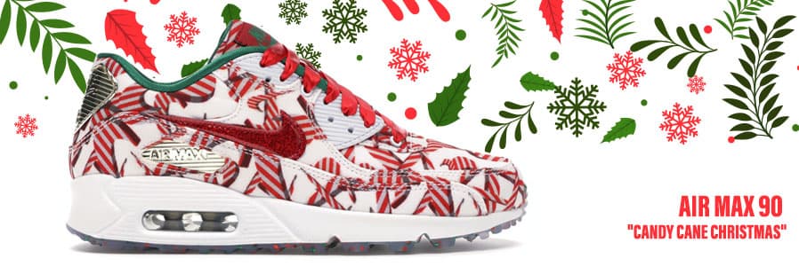 Коледни маратонки Air Max 90 "Candy Cane Christmas"