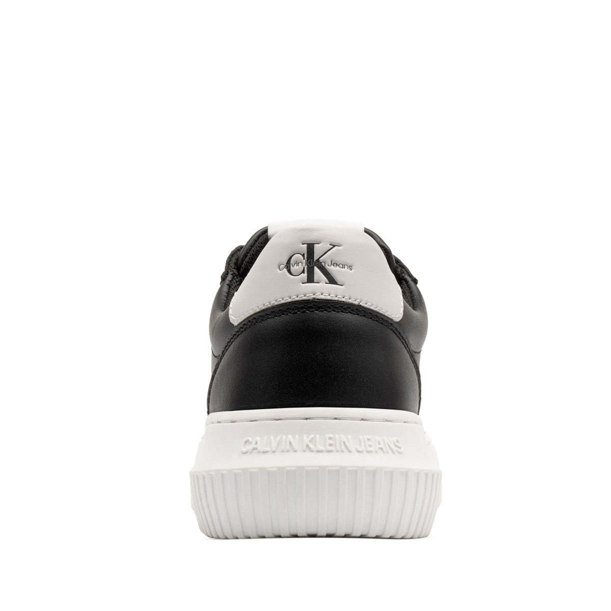 Calvin Klein Chunky Cupsole LaceUp Mono Leather Дамски кецове YW0YW00823BDS