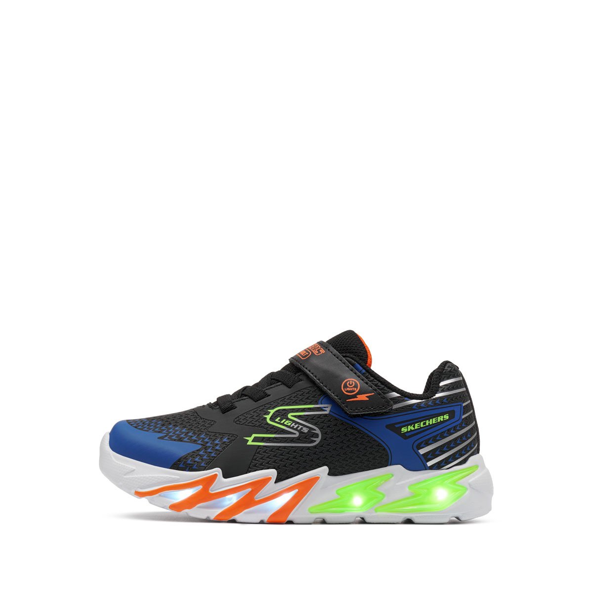Skechers S Lights-Flex-Glow Bolt Детски маратонки 400138L-BKBL
