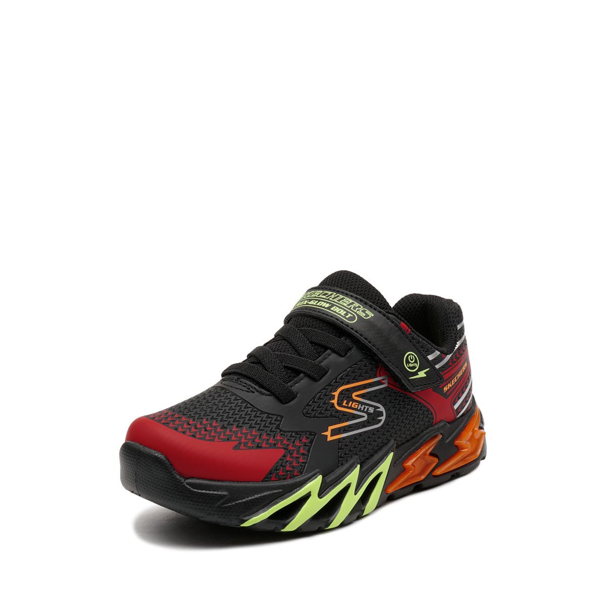 Skechers S Lights-Flex-Glow Bolt Детски маратонки 400138L-BKRD