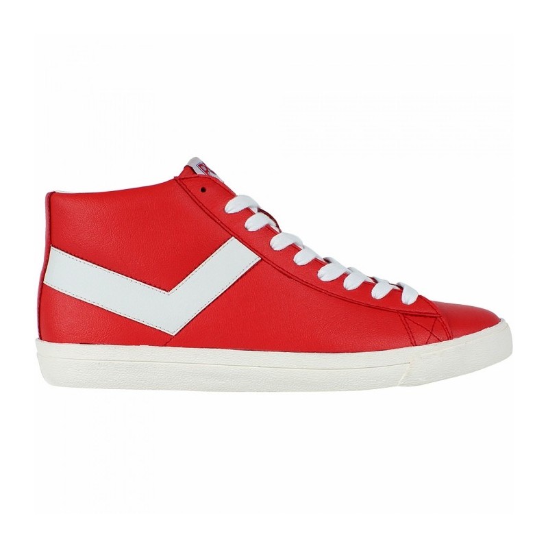 Pony Topstar Leather Hi red  10112-CRE-18