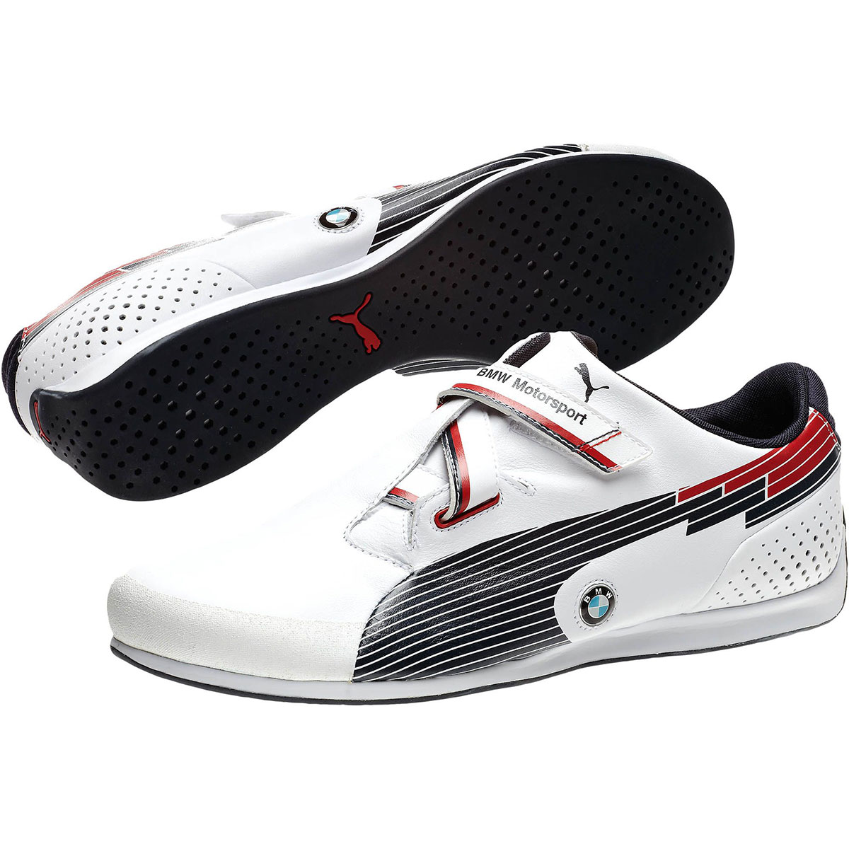 Puma BMW EvoSpeed Lo white/red Мъжки спортни обувки 304175-03