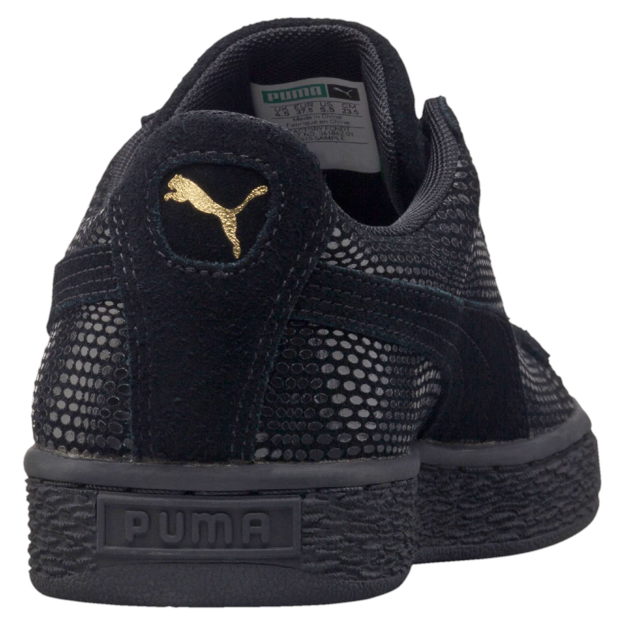 Puma Suede Gold black Дамски кецове 361862-01